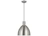 Visual Comfort Studio Brynne 1-Light Satin Nickel Pendant