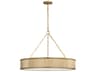 Visual Comfort Studio Ritz 8-Light Gild Gold Round Pendant