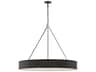 Visual Comfort Studio Ritz 10-Light Aged Iron Black Round Pendant