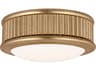 Visual Comfort Studio Ritz Gild Brass Round Flush Mount