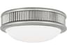 Visual Comfort Studio Ritz Polished Nickel Round Flush Mount