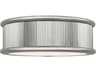 Visual Comfort Studio Ritz 5-Light Polished Nickel Round Flush Mount