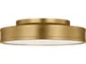 Visual Comfort Studio Dupont Gild Gold Round Semi Flush Mount