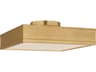 Visual Comfort Studio Dupont Gild Brass Semi Flush Mount
