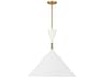 Visual Comfort Studio Bodhi Burnished Brass Pendant