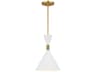 Visual Comfort Studio Bodhi Burnished Brass Mini Pendant