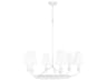 Visual Comfort Studio Ziba 6-Light Matte White Chandelier