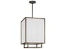 Visual Comfort Studio Brockway 4-Light Weathered Oak Wood Brown Pendant