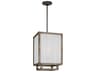 Visual Comfort Studio Brockway 3-Light Weathered Oak Wood Brown Mini Pendant