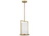 Visual Comfort Studio Sherwood 1-Light Coastal Gild Gold Cylinder Mini Pendant