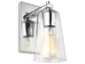 Visual Comfort Studio Mercer 1-Light Chrome Wall Sconce