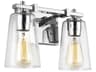 Visual Comfort Studio Mercer 2-Light Chrome Vanity Light