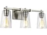 Visual Comfort Studio Mercer 3-Light Satin Nickel Vanity Light