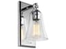 Visual Comfort Studio Monterro 1-Light Chrome Wall Sconce