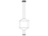 Vibia Wireflow 4-Light Black Geometric Pendant