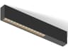 Vibia Offset 1-Light Black Linear Flush Mount