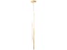 Vibia Halo Jewel 3-Light Gold Linear Mini Pendant