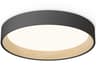 Vibia Duo 1-Light Graphite Gray Round Flush Mount