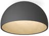 Vibia Duo 1-Light Graphite Gray Dome Flush Mount