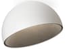 Vibia Duo Petra 1-Light White Dome Flush Mount