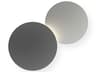 Vibia Puck 2-Light Gray Wall Sconce