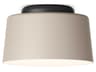 Vibia Tube 1-Light Off White Drum Flush Mount