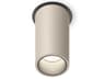 Vibia Bind Solo 1-Light Off White Cylinder Flush Mount