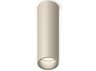 Vibia Bind Solo 1-Light Off White Cylinder Flush Mount