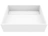 Vigo Montauk Matte Stone Rectangular Vessel Bathroom Sink