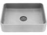 Vigo Segovia Gothic Gray Concreto Stone Rectangular Vessel Bathroom Sink