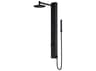 Vigo Gardenia Matte Black Retro-Fit 2-Spray Massage Jet Shower Panel System