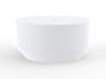 Vondom Outdoor Vela White Matte Resin Round Coffee Table