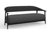 Vondom Outdoor Africa Black Polypropylene Cushion Sofa