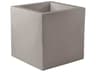 Vondom Studio Cube Planter 15.75H Basic Tortora