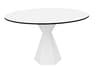 Vondom Vertex Round Porcelain White Dining Table