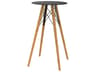 Vondom Faz Wood Round Plastic Bar Table