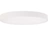 WAC Lighting Edgeless 1-Light White Round Flush Mount