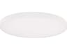 WAC Lighting Edgeless 1-Light White Round Flush Mount