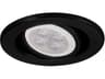WAC Lighting 1-Light Black Round Recessed Light