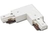WAC Lighting White Right L Connector for 2-Circuit J-Track