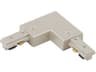 WAC Lighting Brushed Nickel Right L Connector for J-Track