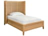 Worlds Away Brown Rattan Wood Twin Platform Bed