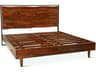 World Interiors Elliston Brown Wood King Platform Bed