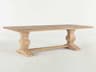 World Interiors Pengrove Rectangular Wood Antique Oak Dining Table