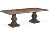 World Interiors Toulon Rectangular Wood Dining Table