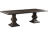 World Interiors Toulon Rectangular Wood Vintage Brown Dining Table