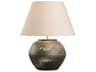Wildwood Shiga Mako Sanded Brown Tan Linen Buffet Lamp