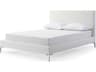 Whiteline Modern Living Liz White Silver Full Platform Bed