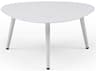 Whiteline Modern Living Outdoor Rowan White Aluminum End Table