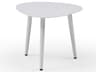 Whiteline Modern Living Outdoor Rowan White Aluminum End Table